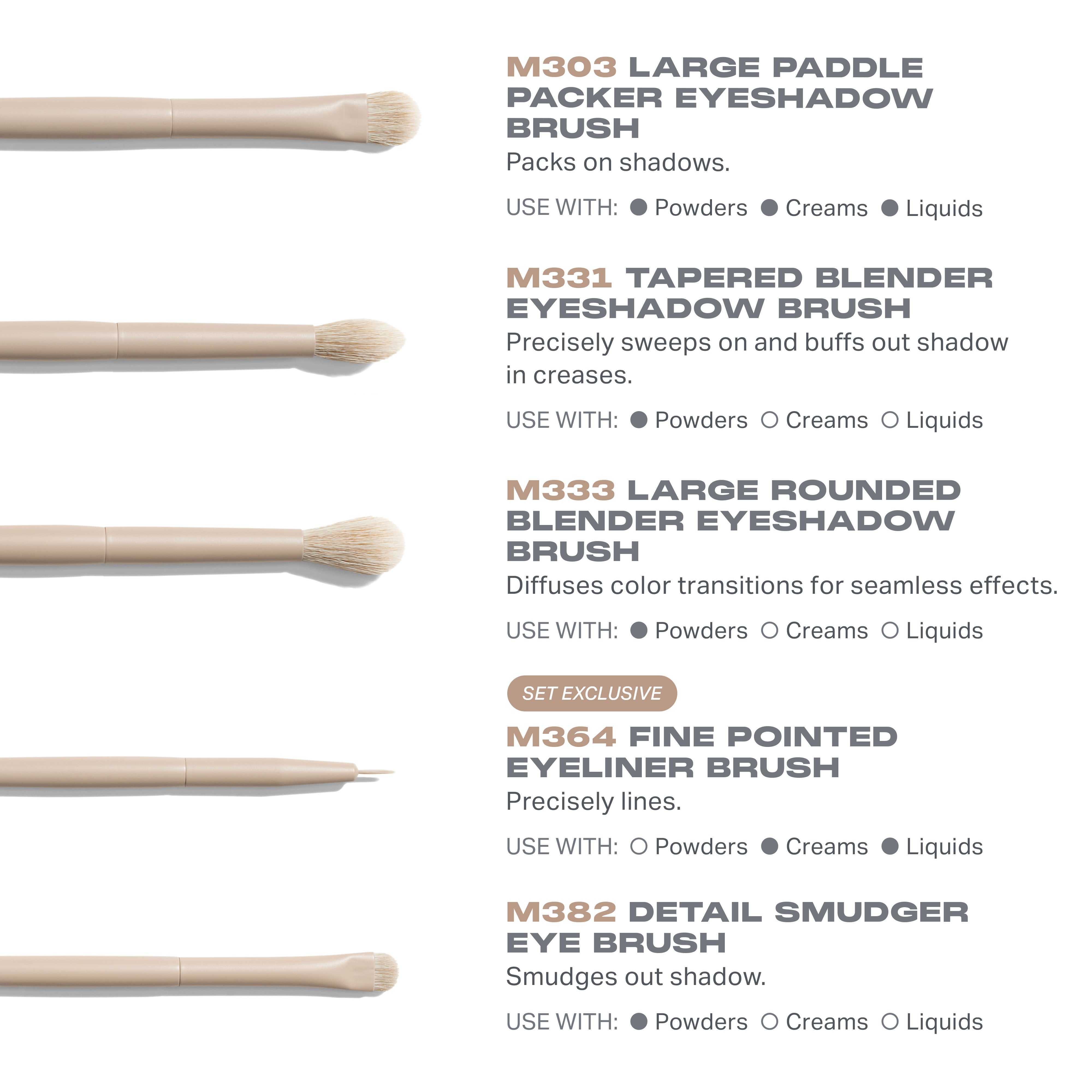 Morphe Brush Sets Custom Blends 12-Piece Face & Eye Brush Set set de 12 pinceaux visage et yeux, poils vegan